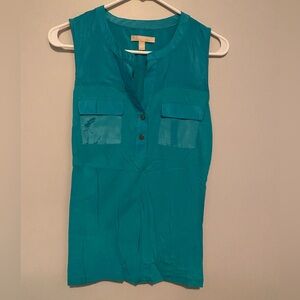 Banana Republic teal blue tank